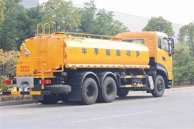 高效多能，環(huán)保先鋒 國六東風天龍后八輪20噸灑水車與洗掃車解析